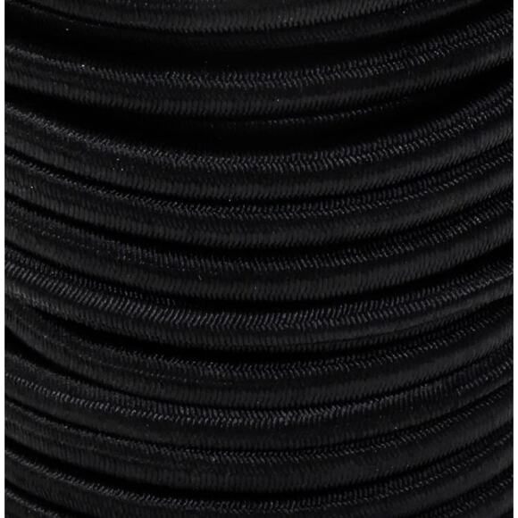 Amazon Basics 1/4-Inch by 50-Feet Elastic Bungee Shock Cord Black - Picture 2 of 4